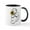 White/Black Inside, variant on CafePress - Sunny Manatee Mugs - 11 oz Ceramic Mug - Novelty Coffee Tea Cup