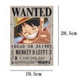 thumbnail image 2 of Anime Wanted Reward Posters - Home Decor Wall Sticker - 28.5*19.5CM, 2 of 14