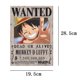 thumbnail image 2 of Pósteres de recompensa de Anime Wanted-pegatina de pared para decoración del hogar-28,5*19,5 CM, 2 of 10
