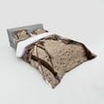 thumbnail image 3 of Ambesonne Beach Bedding Set 3 Pcs, Coastal Holiday Ocean, Twin, Beige and Blue, 3 of 3