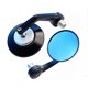 thumbnail image 2 of For BENELLI Leoncino 500 250 800 502c 752s TRAIL 302S 150S Motorcycle Mirror Blue Glass Handle Bar End Rearview Side Mirrors, 2 of 5