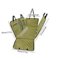 thumbnail image 3 of Car Pet Mat, Waterproof Twill Rear Seat Cover with Side Flaps, Scratch Resistant for Dogs, Large Size 137x62x57cm, 3 of 6