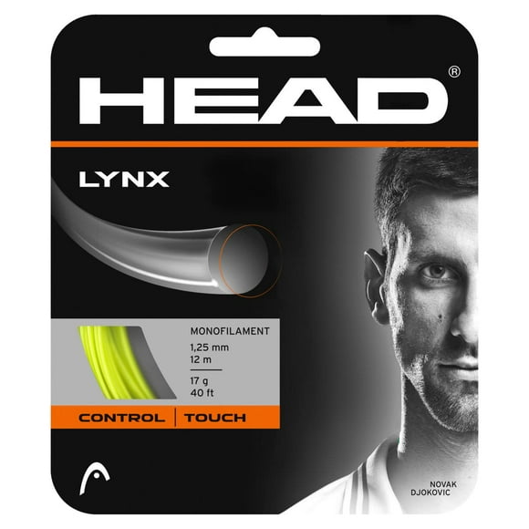 Cuerda para Raqueta HEAD Lynx Deportiva Amarillo Neón 1.2 mm 12 m