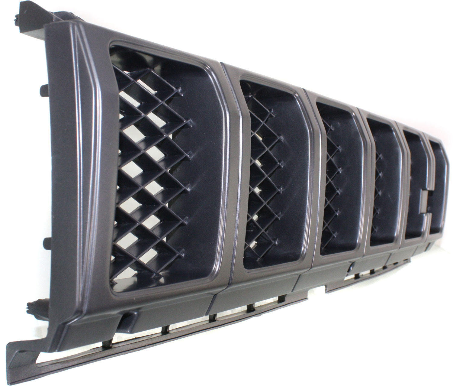 Grille Assembly Compatible With 1982-1983 Toyota Pickup Painted Black Shell and Insert