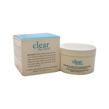 salicylic acid pads overnight acne philosophy count ahead treatment repair clear days