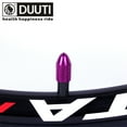 thumbnail image 3 of 2 Pieces Exquisite Tire Valve Caps Anti-dust Decorative Waterproof Bicycle Accessories Multicolor Sports Gear Mountain Bikes Purple, 3 of 7