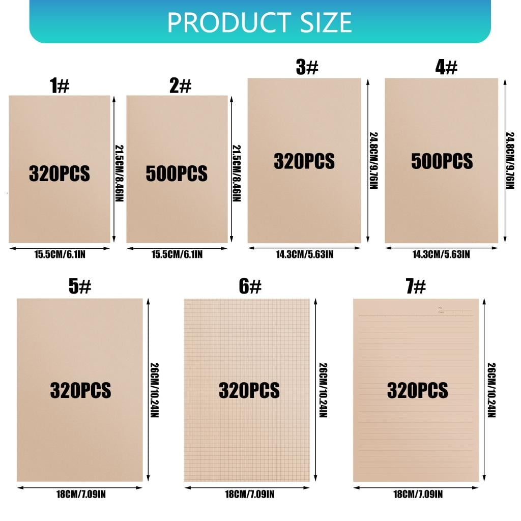 Giaone Tearable Sketchbook Sketch Paper Notebook with Natural Wood Pulp Safe Design