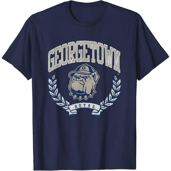 Georgetown Hoyas Distressed Victory Navy T-Shirt