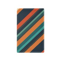 Yayeee Blank Wall Plate Cover 1-Gang 4.5"x2.7" Home Unused Decorative Outlet, Retro Stripes