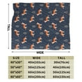 thumbnail image 3 of Fox Blanket Gifts For Kids Adults - Lightweight Throw Blanket For Bedroom Living Room Decor Soft Fuzzy Fleece Cozy Plush Bed Couch 40"X30", 3 of 7