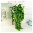 thumbnail image 2 of Artificial Plants Vines Ferns for Outdoors Greenery Fake Hanging Plant Faux Hanging Boston Fern, 2 of 5