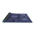 thumbnail image 2 of Ahgly Company Indoor Rectangle Medallion Blue Traditional Area Rugs, 8' x 10', 2 of 4