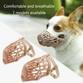 Plastic Dog Muzzles Soft Muzzle Basket Prevents Chewing Biting Allows