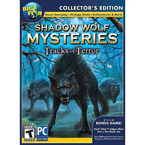 Refurbished Big Fish Games Shadow Wolf Mysteries Tracks Of Terror Pc Walmart Com Walmart Com - a wolf or other roblox night terror roblox online