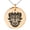 Rose, variant on Stainless Steel Aztec Warrior Mask Rune Engraved Small Medallion Circle Charm Pendant Necklace