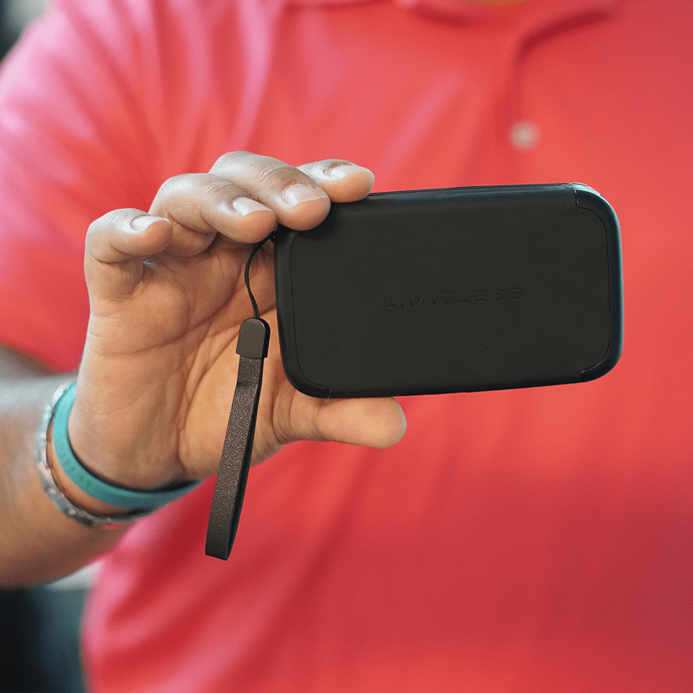 RFID Blocking Wallet & Power Bank With Built-In Charging Cable & Interchangeable Adapters (Black)