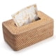thumbnail image 2 of Funda para caja de pañuelos DECRAFTS de ratán, tejido natural, rectangular, 2 of 7