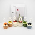 thumbnail image 3 of Hltser Birthday Candles Numbers 2.36 inch Party Cake Topper 1 Piece (Brown  Number 6), 3 of 6