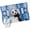 Black, variant on Entryway Rug 2'x3', Funny Panda Small Rug for Kitchen Bathroom Door Mat Indoor Entrance, Cute Art Modern Lovely Animals on Showering Blue Non-Slip Area Rugs Floor Mats Carpet Front Door Rugs