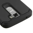 thumbnail image 3 of LG Phoenix 2 Case, LG K7 Case, LG Treasure Case, LG Tribute 5 Case, Dual Layer Protective Hybrid Armor Defender Case (Black), 3 of 4