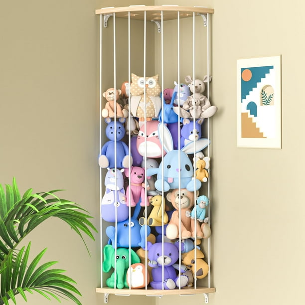 Esquina de madera Jtksfcl para guardar animales de peluche con estampado de estrellas