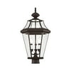 Livex Lighting Georgetown 3 Light Outdoor Post Lantern