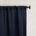 thumbnail image 5 of Sun Zero Avery 100% Blackout Rod Pocket Single Curtain Panel, Navy, 40"W x 84"L, 5 of 10
