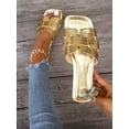 thumbnail image 2 of New Spring Summer Trendy H Slippers For Women In Roman Style  Comfortable Flat Slides With Embossed Texture In Black  Beige  And Brown Colors  Recommended By Fashion Bloggers  Suitable Fo, 2 of 7