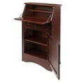 thumbnail image 6 of Pemberly Row Transitional Solid Wood Secretary Desk in Antique Walnut, 6 of 15