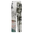 thumbnail image 6 of Chinese Ink Painting Bamboo Winter Female Pants Flannel High Waist Women Pants Lady Warm Straight Leg Plush Trousers, 6 of 7