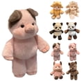 thumbnail image 2 of Poupée Cochon en Peluche Figurine de Course, Jouet Animal en Peluche Doux avec Adorable Expression Faciale et Design de Pose de Course Ludique, Parfait pour les Ados comme Cadeau d'Anniversaire et Objet de Collection, 2 of 3