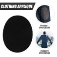 thumbnail image 4 of 1 Pair of Suit Elbow Iron-on Patches Pants Knee Repair Patches Clothing Applique, 4 of 6