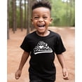 thumbnail image 2 of Big Brother Retro Baseball New Sibling Announcement T-Shirts and Raglans Black Shirt 4T, 2 of 5