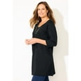 thumbnail image 3 of Catherines Women's Plus Size Spliced Cable Tunic, 3 of 4