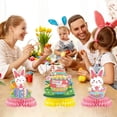 thumbnail image 4 of 9Pcs Easter Centerpieces for Tables,Colorful Easter Centerpiece Table Decorations Cute Bunny Egg Centerpieces for Spring Happy Easter Rabbit Photo Prop Party Supplies By Eguiwyn, 4 of 4