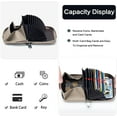 thumbnail image 3 of Genuine Leather Coin Purse,Small Women Wallets,Cute Zipper Ladies Wallet Mini Purse Pouch for Cash Key Card(Black), 3 of 6