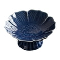 thumbnail image 3 of jifeng Porcelain Footed Bowl Countertop Fruit Tray for Kitchen Farmhouse Dining Table blue, 3 of 9