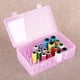 thumbnail image 5 of Caja organizadora de hilo de plástico para 42 carretes | Estuche transparente para guardar hilo, agujas y accesorios | Organizador de escritorio multifunción, 5 of 6