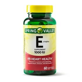 Spring Valley Vitamin E Supplement 400iu 500 Softgel Capsules