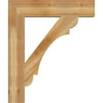 thumbnail image 3 of Ekena Millwork 6"W x 32"D x 38"H Olympic Block Rough Sawn Bracket, Western Red Cedar, 3 of 4
