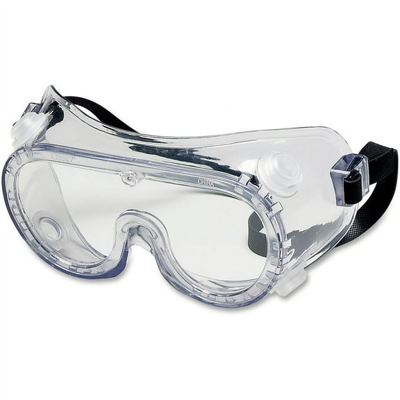 Crews Safety Goggles - Comfortable, Indirect Ventilation, Latex-free, Scratch Resistant - Debris, Flying Particle, Ultraviolet Protection - 1 Each | Bundle of 5 Each