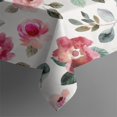 thumbnail image 2 of Pioneer Flower Floral Print Pattern Rectangle Tablecloth 60"x120",Waterproof Polyester Rectangle Table Cloth, Wipeable Spillproof Polyester Tablecloth for Dining, Camping, Indoor and Outdoor, 2 of 6