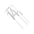 thumbnail image 3 of LOLIPPYY 14th Birthday Cake Topper: Silver Rhinestone Number 14 Cake Topper - Elegant Cupcake Sign Decorating For Birthday Party Wedding Anniversary, 3 of 7