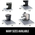thumbnail image 6 of GORILLA GRIP Coffee Mat, Waterproof Heat-Resistant Silicone Espresso Accessories, 11.5x18.5, Gray, 6 of 10