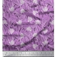 thumbnail image 1 of Soimoi Viscose Chiffon Fabric Leaves & Rose Floral Print Sewing Fabric Yard 42 Inch Wide, 1 of 1