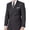 Charcoal, variant on Designed, Men's 2-Piece Double Breasted Suit - Light Grey - 42S