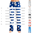 thumbnail image 3 of JIANLAI Women Polka Dot Print Pajama Pants, Elastic Drawstring Waist Full‑Length Straight Leg Loungewear Trousers, Soft Relaxed Fit Sleep Bottoms, Lightweight Comfy Casual Pants, 3 of 4