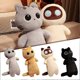 thumbnail image 2 of Cartoon Cat Doll Cute Plushie Plush Soft Cat Animal Toys Body Black Stuffed Plushies Cartoon, 2 of 4