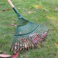 thumbnail image 2 of Trjgtas 42cm Steel Fan Rake Replacement Heavy Rake for Garden Grass Patio Leaves Leaf Lawn 22 Tooth, 2 of 5