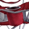 thumbnail image 4 of Picnic Time 803-00-100-000-0 Chaise de Camp Inclinable - Rouge, 4 of 5